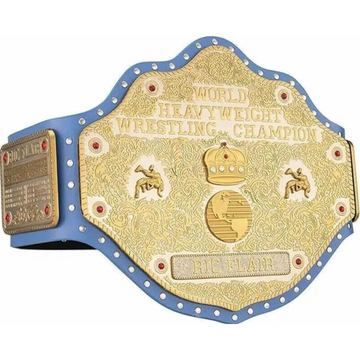 RIC FLAIR Big Gold Championship Title Belt Replica