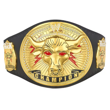 The Rock Brahma Bull Championship Title Belt Replica
