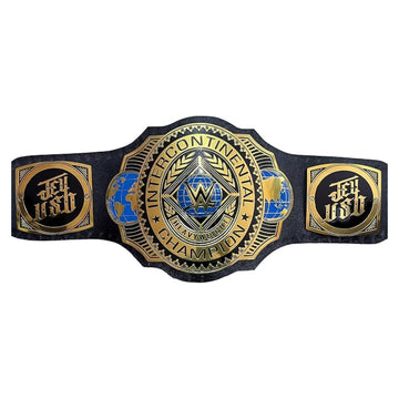 Jey USO Intercontinental Championship Title Belt Replica